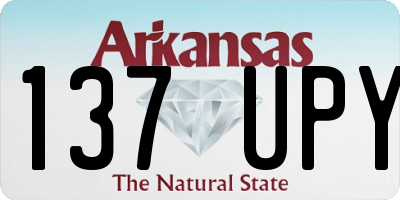 AR license plate 137UPY