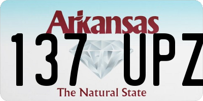 AR license plate 137UPZ