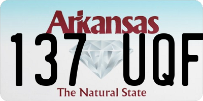AR license plate 137UQF