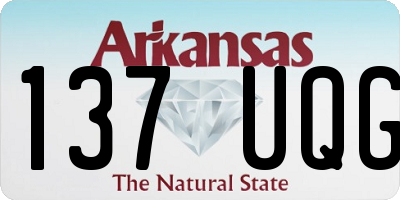 AR license plate 137UQG