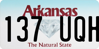 AR license plate 137UQH
