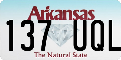 AR license plate 137UQL