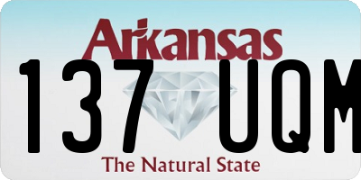 AR license plate 137UQM