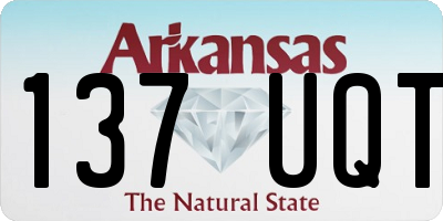 AR license plate 137UQT