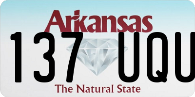 AR license plate 137UQU