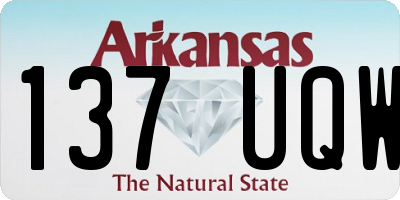 AR license plate 137UQW