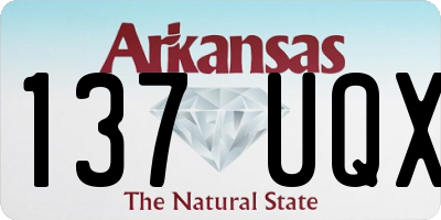 AR license plate 137UQX