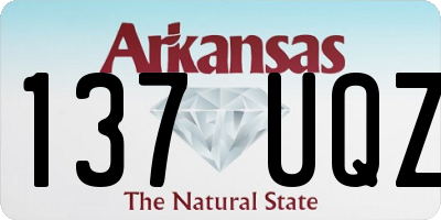 AR license plate 137UQZ