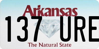 AR license plate 137URE