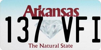 AR license plate 137VFI