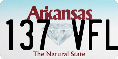 AR license plate 137VFL