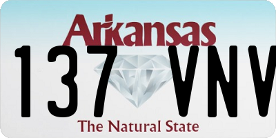 AR license plate 137VNV
