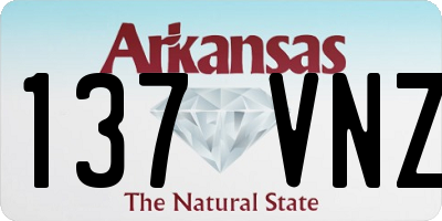 AR license plate 137VNZ
