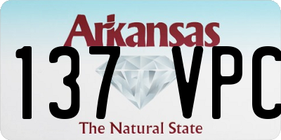 AR license plate 137VPC