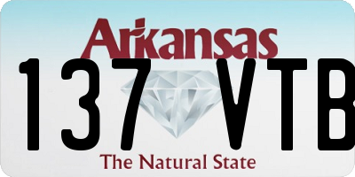 AR license plate 137VTB