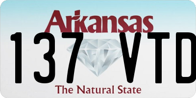 AR license plate 137VTD