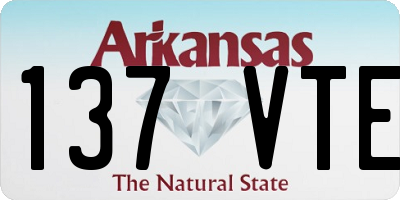 AR license plate 137VTE