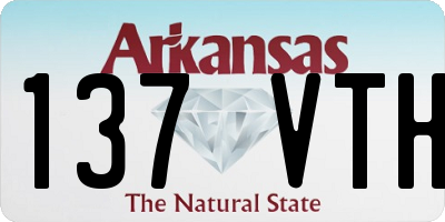 AR license plate 137VTH