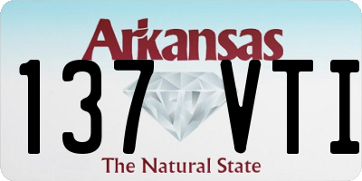 AR license plate 137VTI