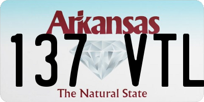 AR license plate 137VTL