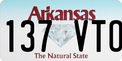 AR license plate 137VTO