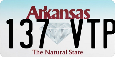 AR license plate 137VTP