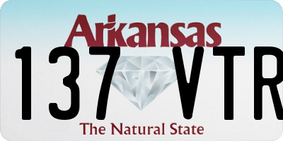 AR license plate 137VTR