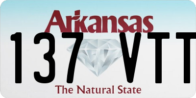 AR license plate 137VTT