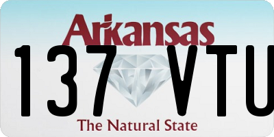 AR license plate 137VTU