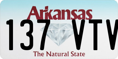 AR license plate 137VTV