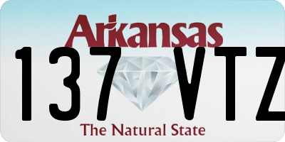 AR license plate 137VTZ