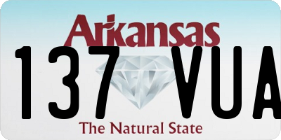 AR license plate 137VUA