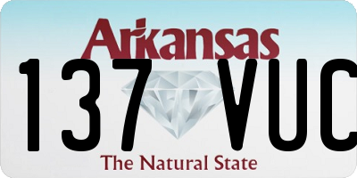 AR license plate 137VUC
