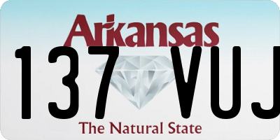 AR license plate 137VUJ