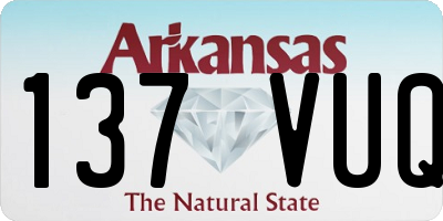 AR license plate 137VUQ