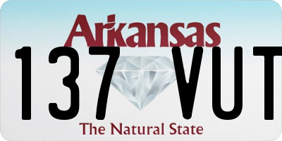 AR license plate 137VUT