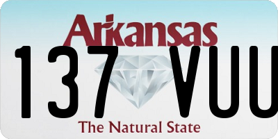 AR license plate 137VUU