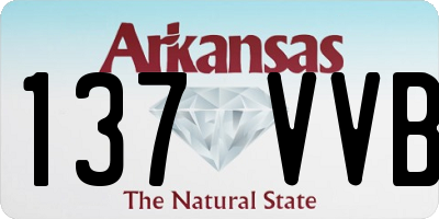 AR license plate 137VVB