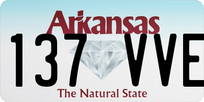 AR license plate 137VVE