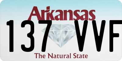 AR license plate 137VVF