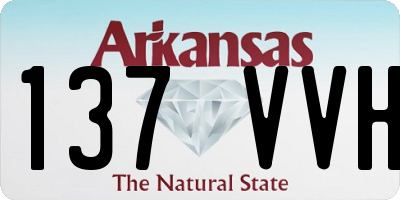 AR license plate 137VVH