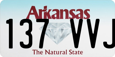 AR license plate 137VVJ