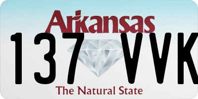 AR license plate 137VVK