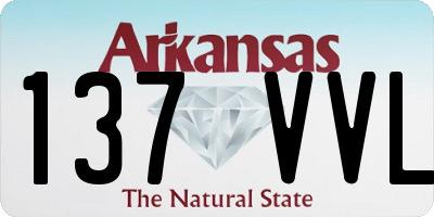 AR license plate 137VVL