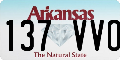 AR license plate 137VVO