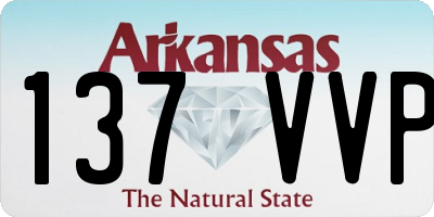 AR license plate 137VVP