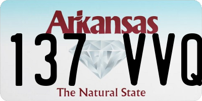 AR license plate 137VVQ