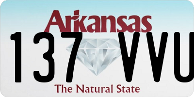 AR license plate 137VVU