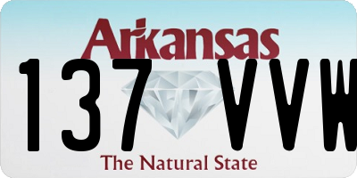 AR license plate 137VVW