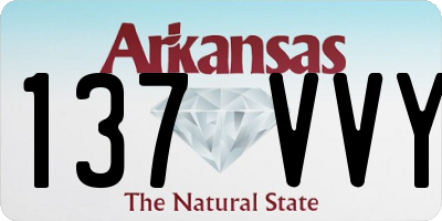 AR license plate 137VVY